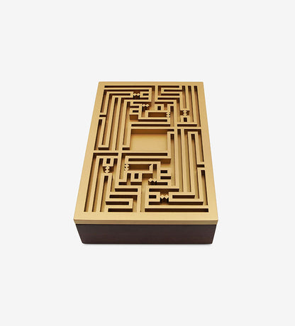 Arabic calligraphy wooden box for quran mushaf storing